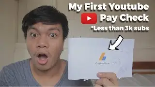 How Much Does YouTube Pay Small YouTubers (Philippines) | First YouTube Pay Check | YouTube Money
