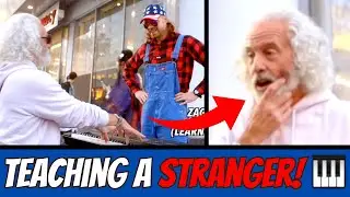 Hillbilly Teaches a Stranger Piano 🎹