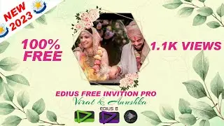 FREE EDIUS ROYAL CINEMATIC INVITION PROJECT 2023: NEW TITLE FOR WEDDING INVITATIONS!
