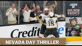 Nevada Day VGK thriller / Concern over Adin Hill / Preview vs Sharks
