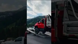 Разгрузка в горах 