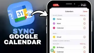 How To Sync Google Calendar With Apple Calendar in SECONDS!