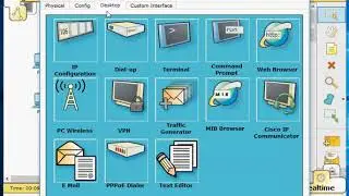 show pc addresses and test connectivity using ping command