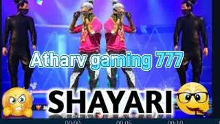 FREE FIRE SHAYARI || FREE FIRE TIK TOK || BADGE99 SHAYARI || ATHARV GAMING 777#SHORT
