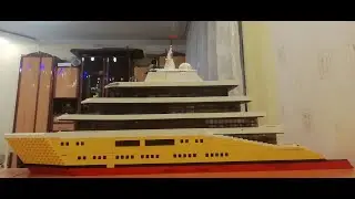 ЛЕГО ЯХТА  САМОДЕЛКА ОБЗОР 3