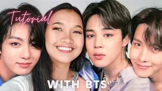 EDIT YOURSELF WITH BTS | Picsart Tutorial •1•