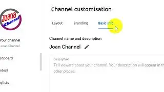 Replace the Name of youtube channel 2021