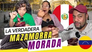 Así se PREPARA LA Verdadera MAZAMORRA MORADA 2024, Venezolanos en Perú