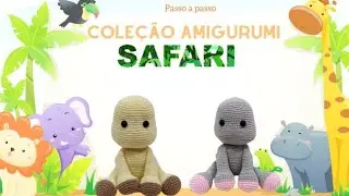 Aula 2- Corpo base animais safari amigurumi- Girafa ( corpo e costura)