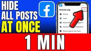How To Hide All Posts On Facebook At Once (2026)