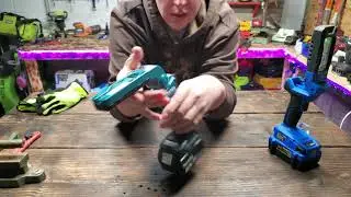 Kobalt 24V work light VS Makita 18V light Comparison.
