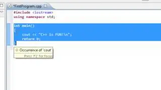 First C++ Program