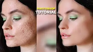HOW TO SMOOTH SKIN USING PHOTOSHOP  | SKIN RETOUCHING TUTORIAL