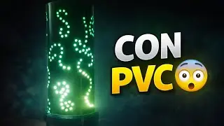 Cómo hacer una lámpara con tubos de PVC