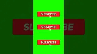 Green Screen Subscribe Button || Copyright Free Green Screen Subscribe Button || No Copyright