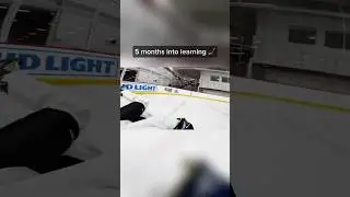 My hardest fall EVER! Lmk what old clips you wanna see next! #hockeyhits #icehockey #kazxi