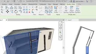 Revit 2022  Edit Wall Profile for Slanted Walls 