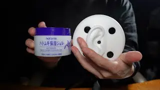 ASMR Behind the Ear Massage with Gel / Headrec | for People Who Can't Sleep  (No Talking)