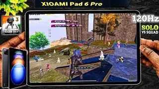 😈 Xiaomi Pad 6 PUBG TEST || 3.4 UPDATE BGMI TEST 90 FPS DON'T BUY!💥 Xiaomi Pad 6 PUBG (BGMI) TEST