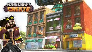 I built a BUTCHER SHOP in Minecraft Create Mod!