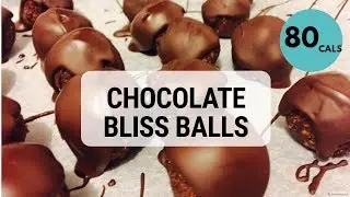 LOW CALORIE - CHOCOLATE BLISS BALLS - ONLY 80 CALORIES!