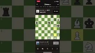 Queen Blunder turns into a checkmate in chess online #chess #checkmate #queenblunder