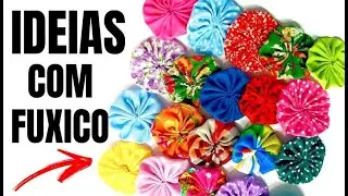 IDEIAS INCRÍVEIS USANDO FUXICO/SHOW DE ARTESANATO