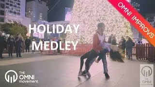 "Dancing In Union Square" (Holiday Medley! - Victoria Justice & Max Schneider) | #OmniImprov