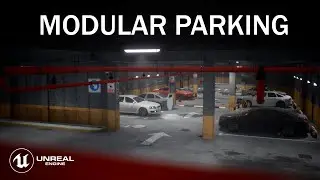 Modular Parking Garage - Underground Car Park (Unreal Engine)