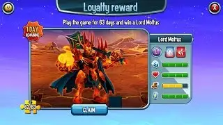 Loyalty Reward Lord Moltus Level 70 on Monster Legends
