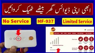 ZTE JAZZ MF937 No Service Solution Limited Service Solution Red-Light All Problem All Issue Solution