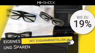 Hi-SHOCK 3D-Brillen RF/Bluetooth und DLP Sets zusammenstellen – Schritt für Schritt