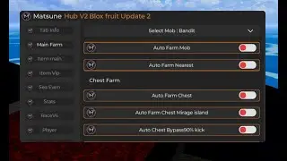 BLOX FRUITS SCRIPT OP (AUTOFARM, MOB & BOSS & PLAYER & CHEST + TELEPORT SEA)