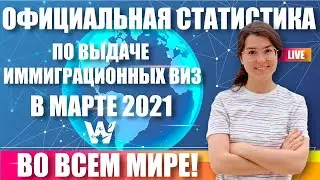 IMMIGRANT VISAS TO THE USA! ISSUE STATISTICS FOR MARCH 2021 ALL OVER THE WORLD! LIST OF EMBASSIES