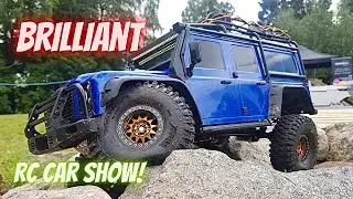 RC car Club stand at Royal Deeside car show  #rccar #crawler