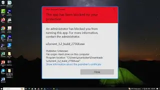Fix The Problem✔ This App Has Been Blocked For Your Protection