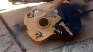 реставрация советской гитары! как я начал учиться играть на гитаре)
