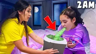 Suri Woke Up Throwing Up In The Middle Of The NIGHT!! *Very Sick* | Jancy Family
