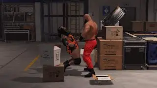 WWE 2K24 Braun Strowman vs Bronson Reed