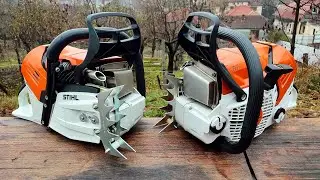 Stihl MS 500i W (i 2.1) & MS 500i (i 2.0) - muffler mod tests