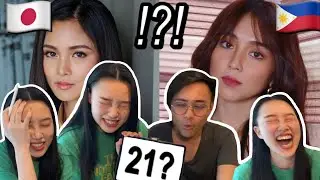 Japanese guess Filipino celebrity's ages