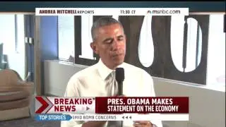 President Obama on strong jobs report