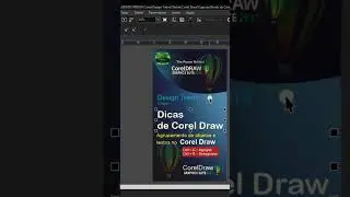 Agrupando Objetos e Textos no Corel Draw #shorts