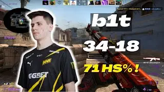 NaVi b1t 34K 71%HS POV (mirage) FACEIT Ranked | June 29, 2023