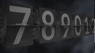 Houdini -Simple flip clock (scene file Feb 16)