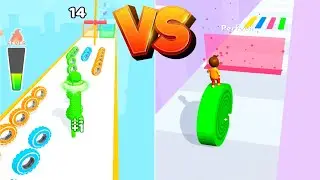 ▶️ Long Neck Run 🆚 Layers Roll  | All Levels Game Mobile Walkthrough Pro Update iOS,Android Gameplay