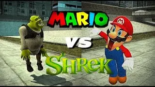 Mario VS Shrek (Epic fight)