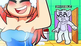 Me convierto en INVISIBLE para ESPIAR a mi AMIGA FLORCITA 🤣 | BROMA DE LA POCION INVISIBLE MINECRAFT