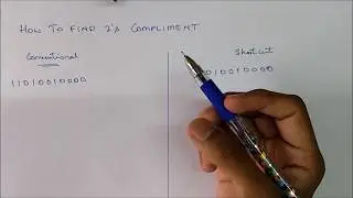 How to find 2;s complement (Fastest Way!)