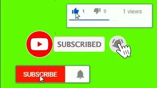 Top 3 || Green Screen Animated Subscribe Button || green screen video